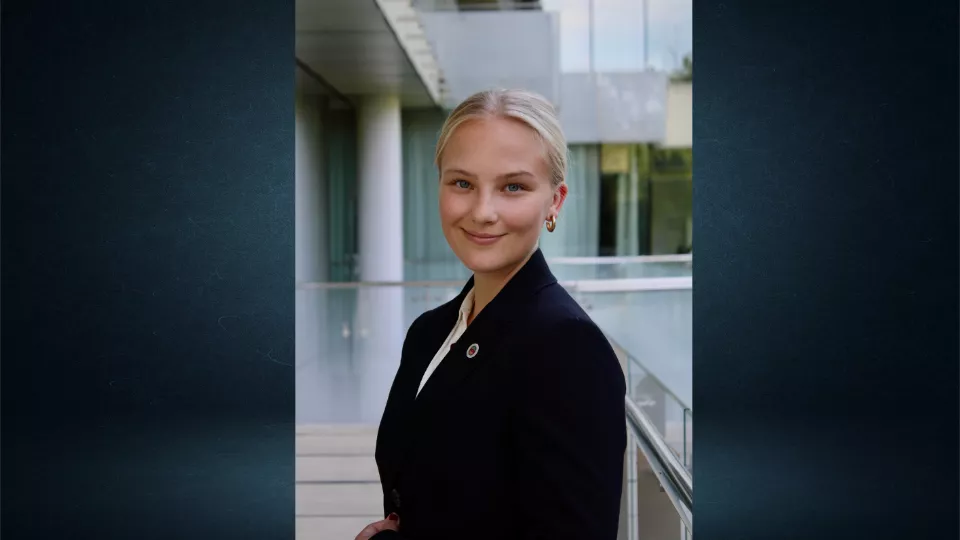 Alumn Johanna Schoug. Foto.