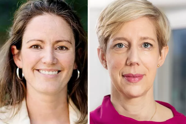 Martha Bailey och Anna Breman. Porträttfoton.