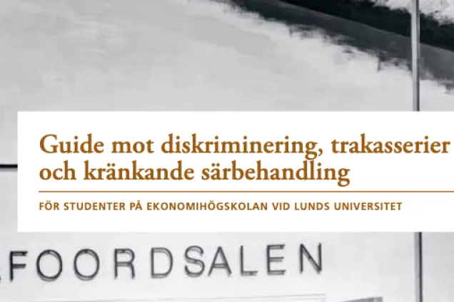 Del av omslag till Diskrimineringsguide