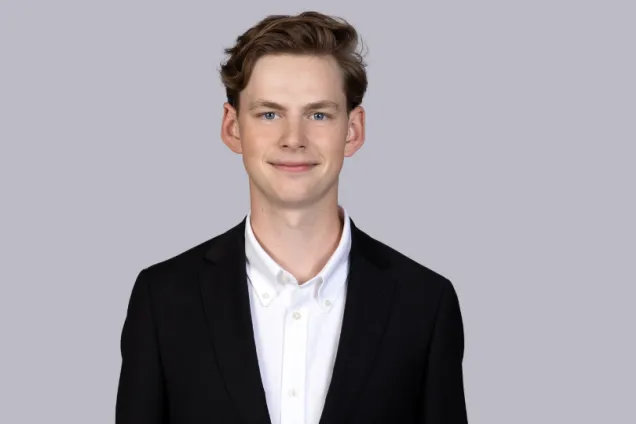 Alumnen Felix Danielsson. Foto.