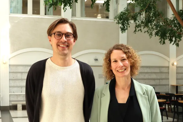 Andreas Bryngelson och Malin Pahlmblad. Foto