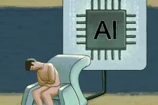 Person sleeping with an AI symbol behind