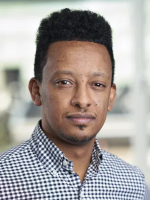 Porträtt av Solomon Akele Abebe. Foto. 